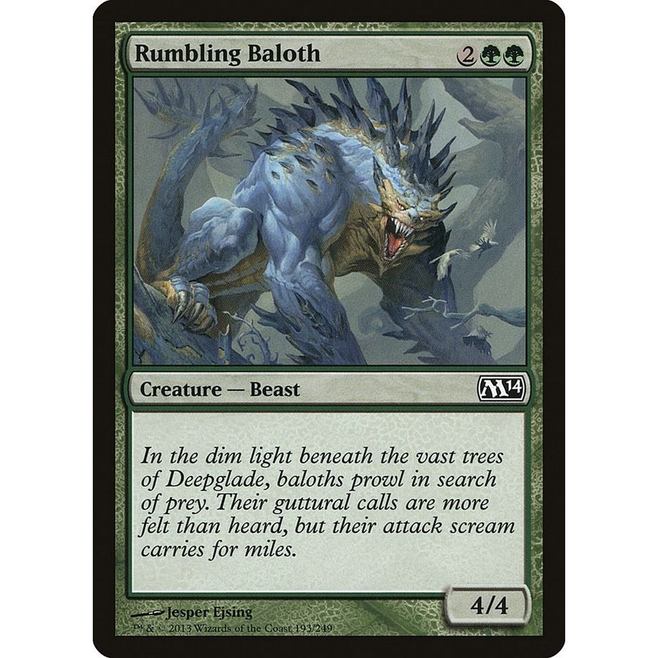 Image for Rumbling Baloth (193) (M14) - Magic: The Gathering