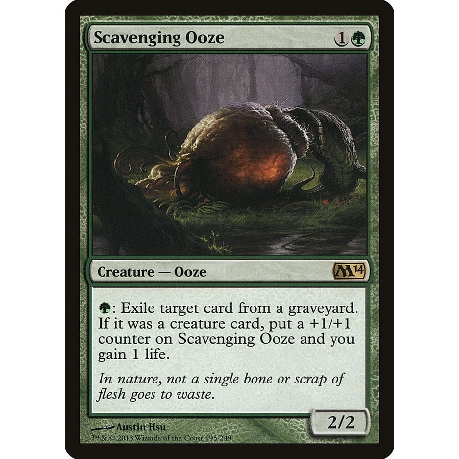 Image for Scavenging Ooze (195) (M14) - Magic: The Gathering