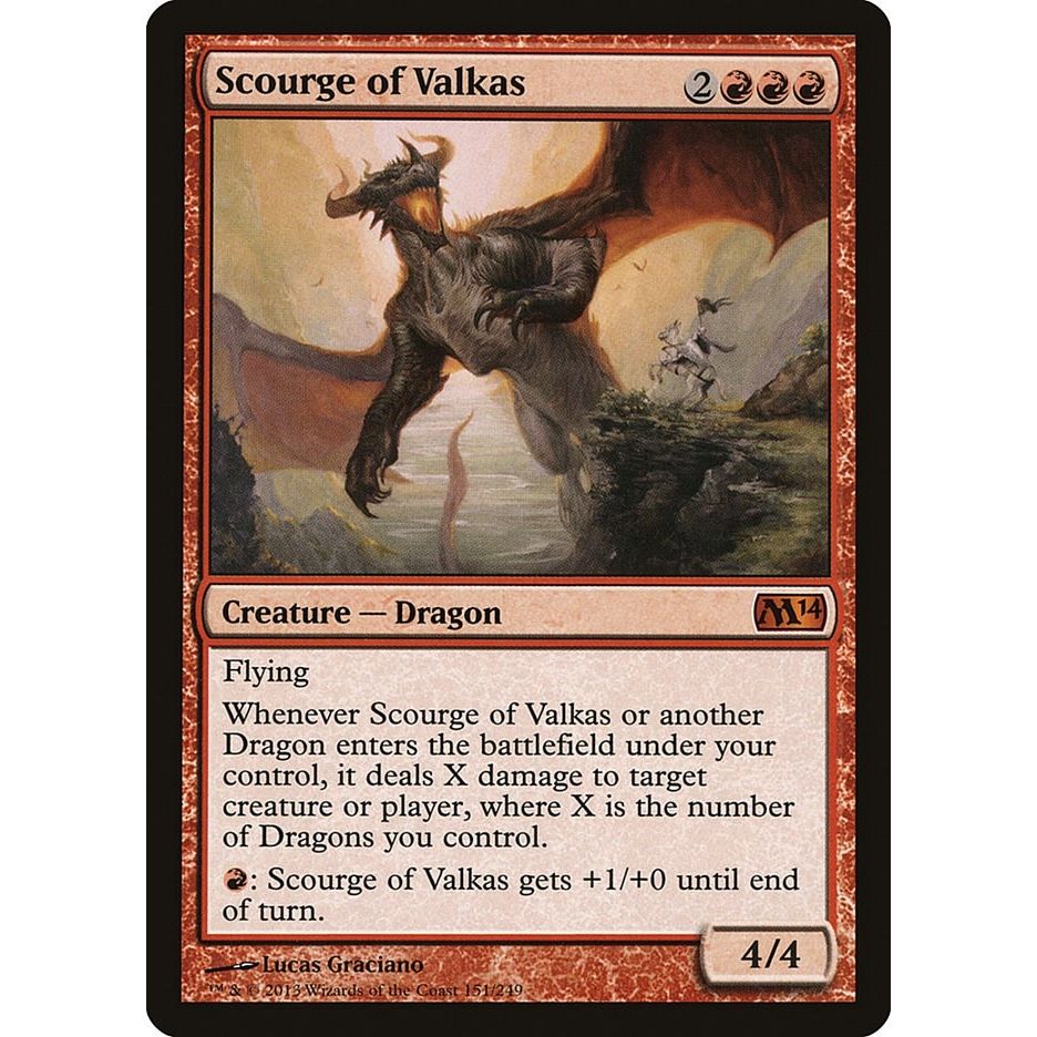 Image for Scourge of Valkas (151) (M14) - Magic: The Gathering