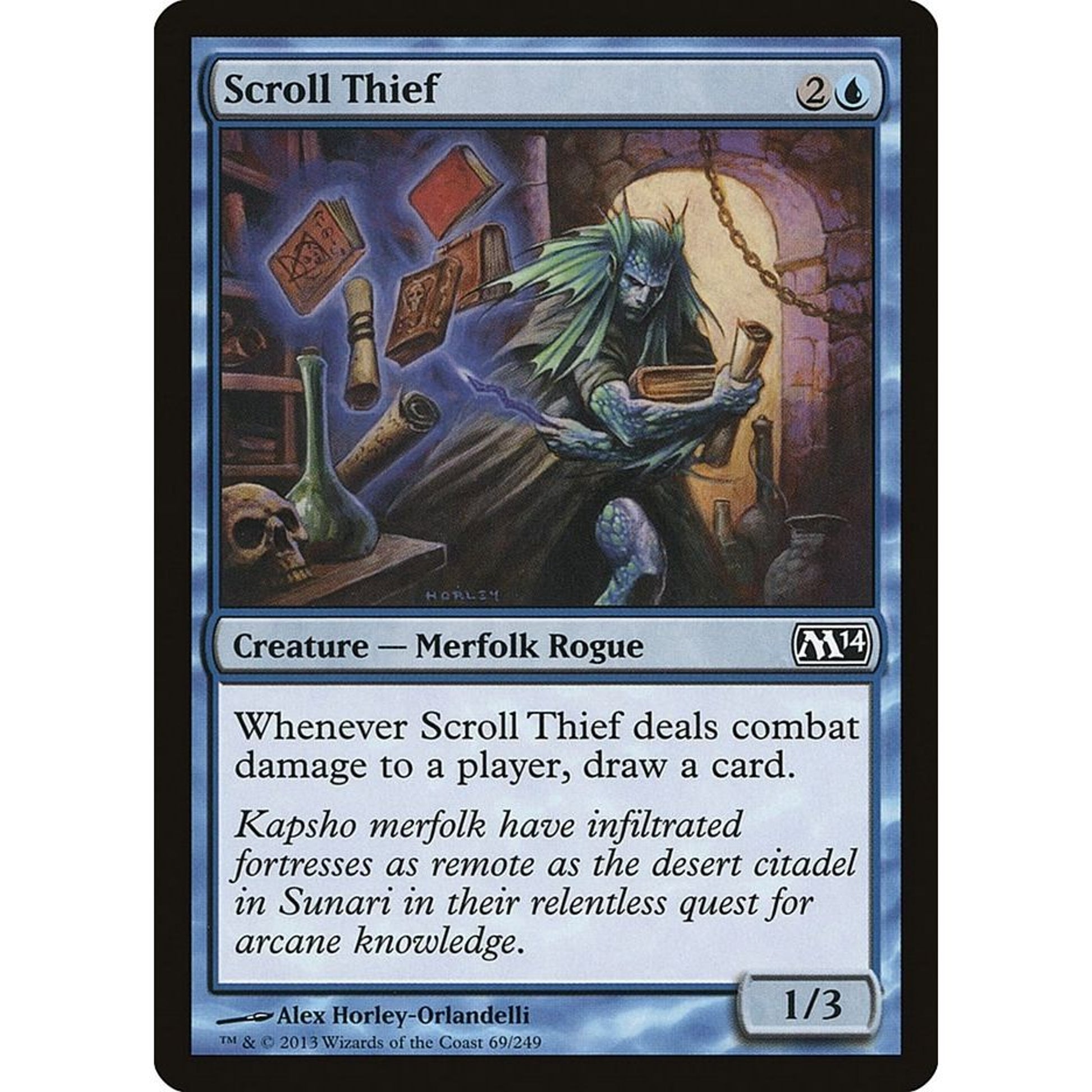 Image for Scroll Thief (69) (M14) - Magic: The Gathering