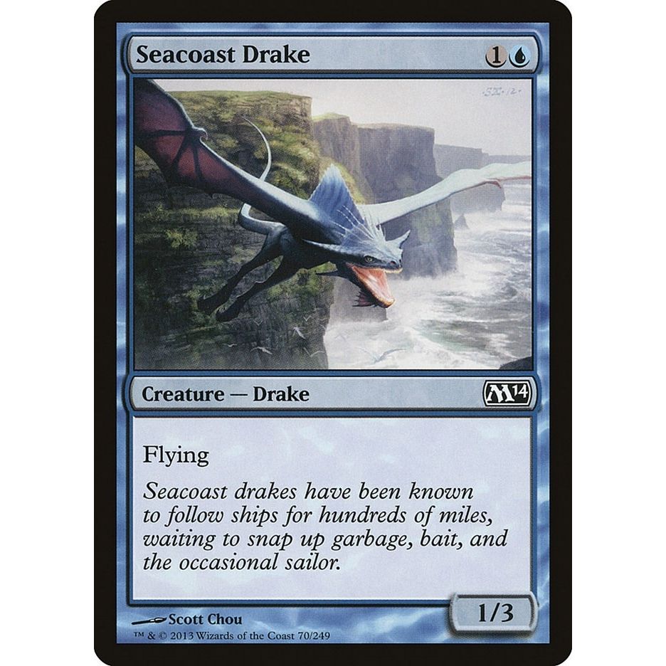 Image for Seacoast Drake (70) (M14) - Magic: The Gathering