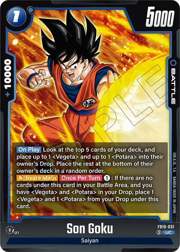 Image for Son Goku - FB10-031 (FB10-031) (FB10) - Dragon Ball Super: Fusion World