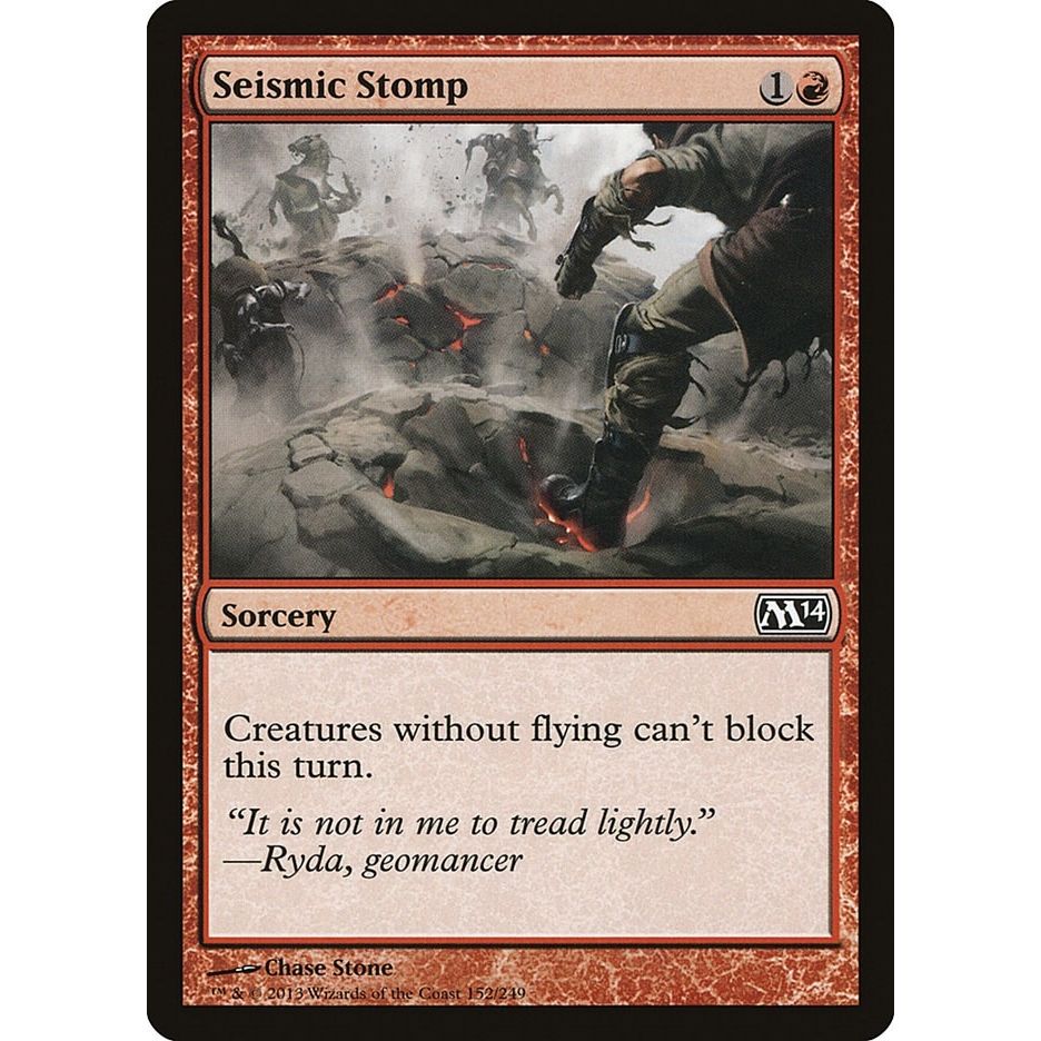 Image for Seismic Stomp (152) (M14) - Magic: The Gathering