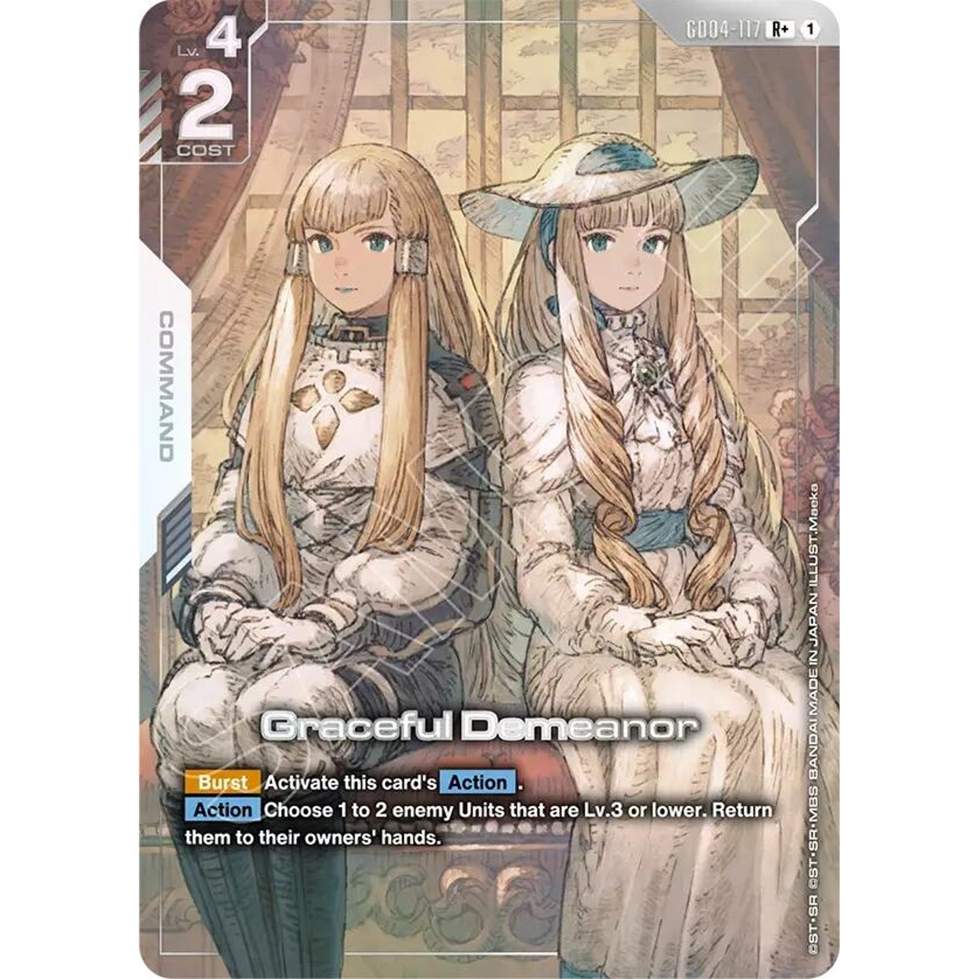 Image for Graceful Demeanor (R+) (GD04-117) (GD04) - Gundam Card Game