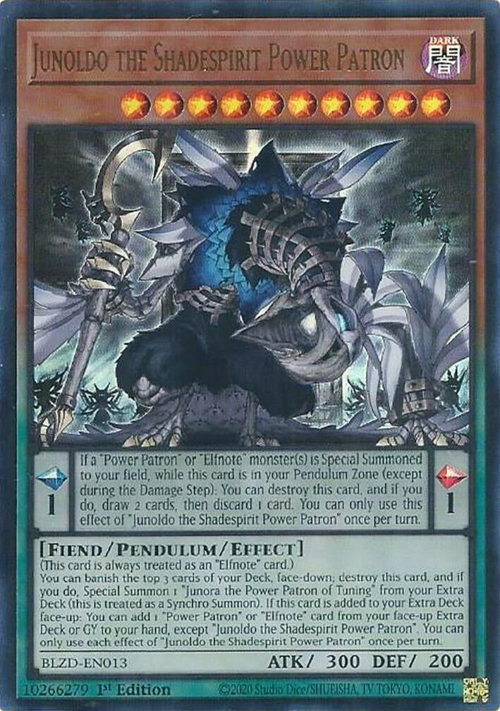 Image for Junoldo the Shadespirit Power Patron (BLZD-EN013) (BLZD) - YuGiOh