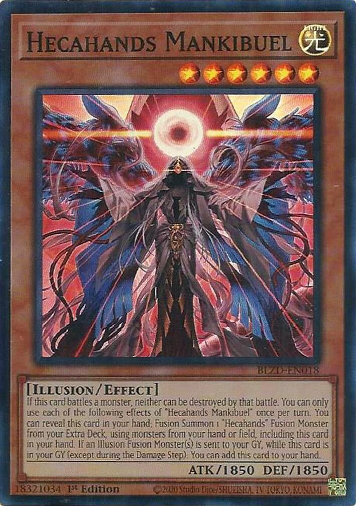 Image for Hecahands Mankibuel (BLZD-EN018) (BLZD) - YuGiOh