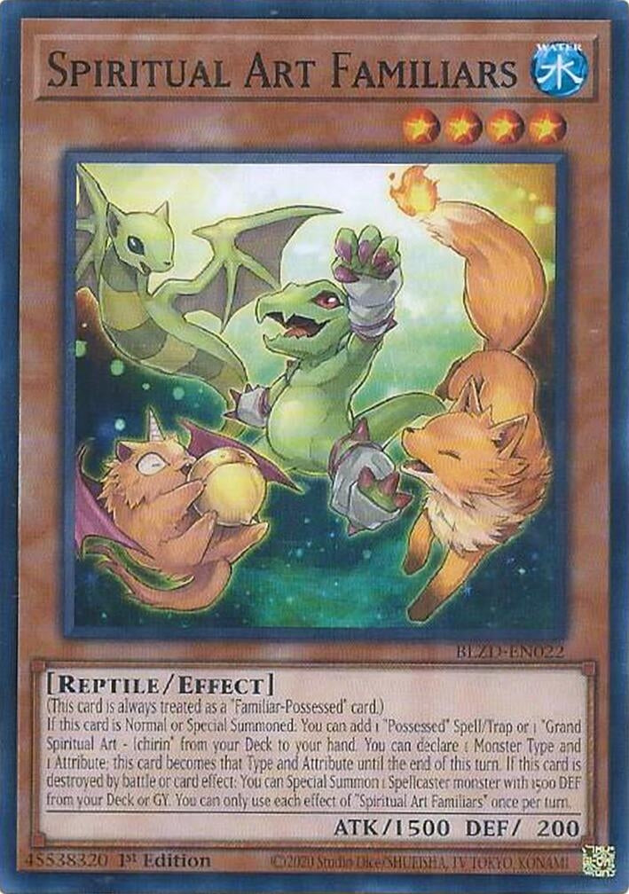 Image for Spiritual Art Familiars (BLZD-EN022) (BLZD) - YuGiOh