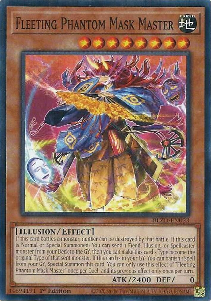 Image for Fleeting Phantom Mask Master (BLZD-EN023) (BLZD) - YuGiOh