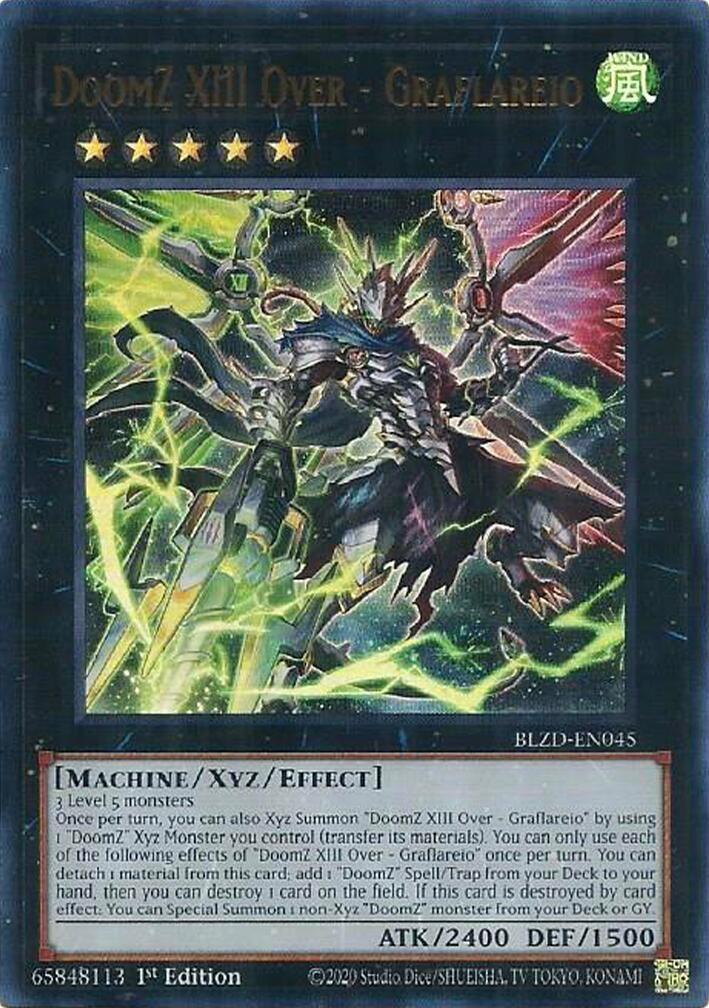 Image for DoomZ XIII Over - Graflareio (BLZD-EN045) (BLZD) - YuGiOh