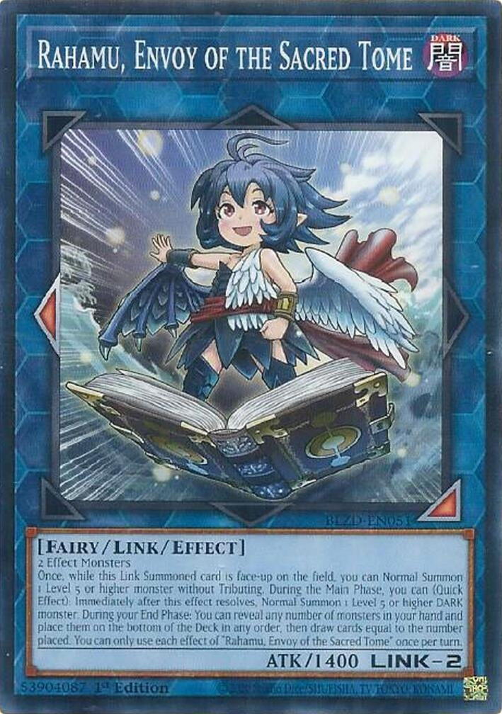 Image for Rahamu, Envoy of the Sacred Tome (BLZD-EN051) (BLZD) - YuGiOh
