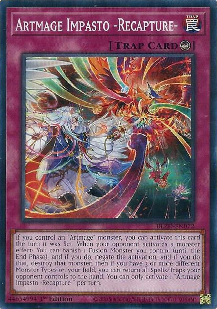 Image for Artmage Impasto -Recapture- (BLZD-EN072) (BLZD) - YuGiOh