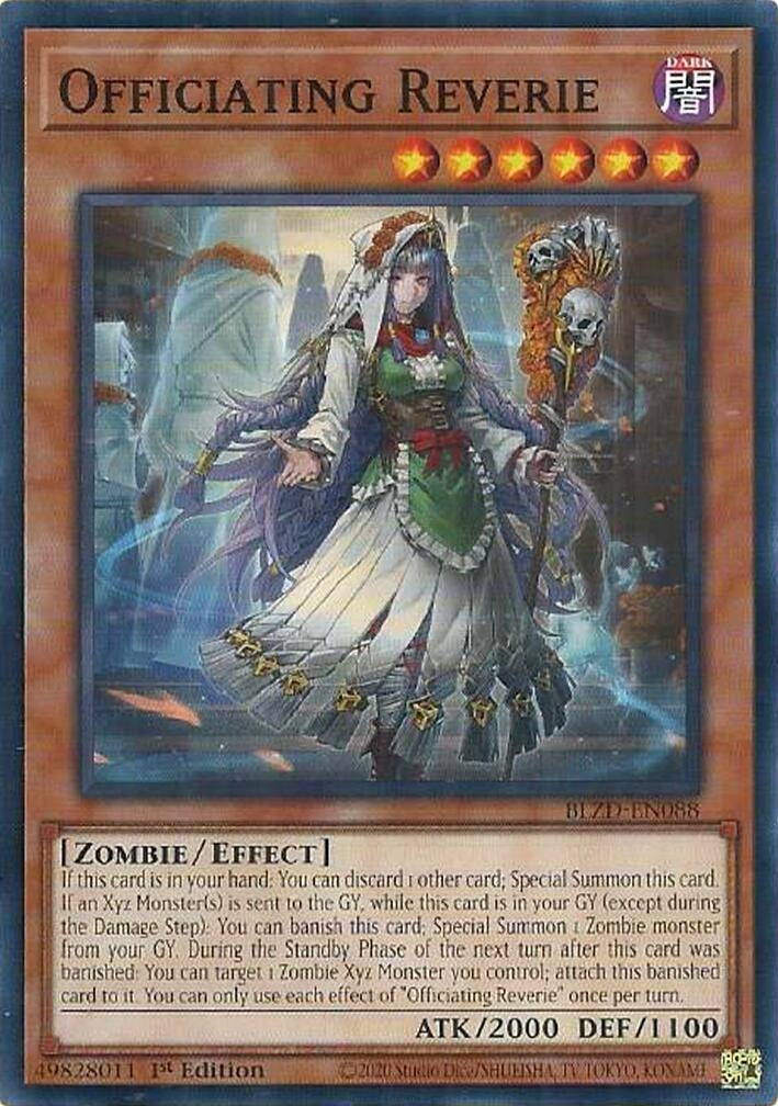 Image for Officiating Reverie (BLZD-EN088) (BLZD) - YuGiOh