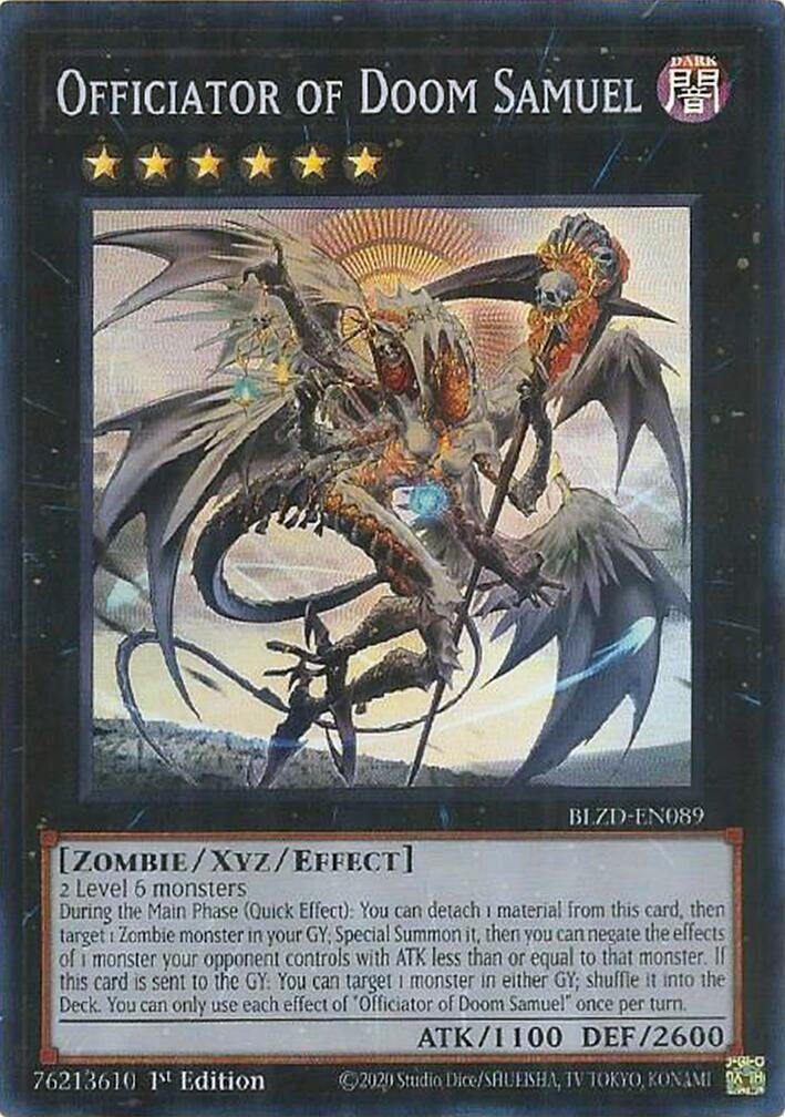 Image for Officiator of Doom Samuel (BLZD-EN089) (BLZD) - YuGiOh