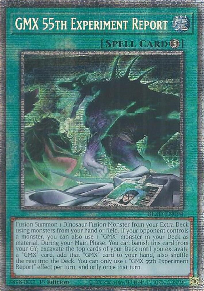 Image for GMX 55th Experiment Report (Starlight Rare) (BLZD-EN094) (BLZD) - YuGiOh