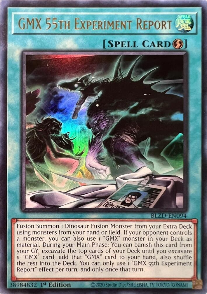 Image for GMX 55th Experiment Report (BLZD-EN094) (BLZD) - YuGiOh