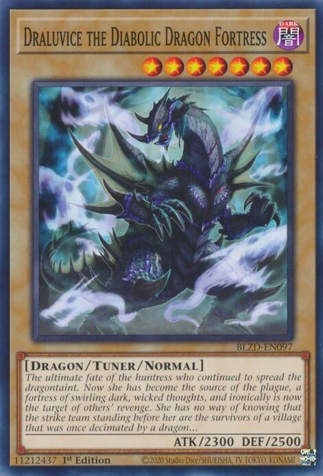 Image for Draluvice the Diabolic Dragon Fortress (BLZD-EN097) (BLZD) - YuGiOh