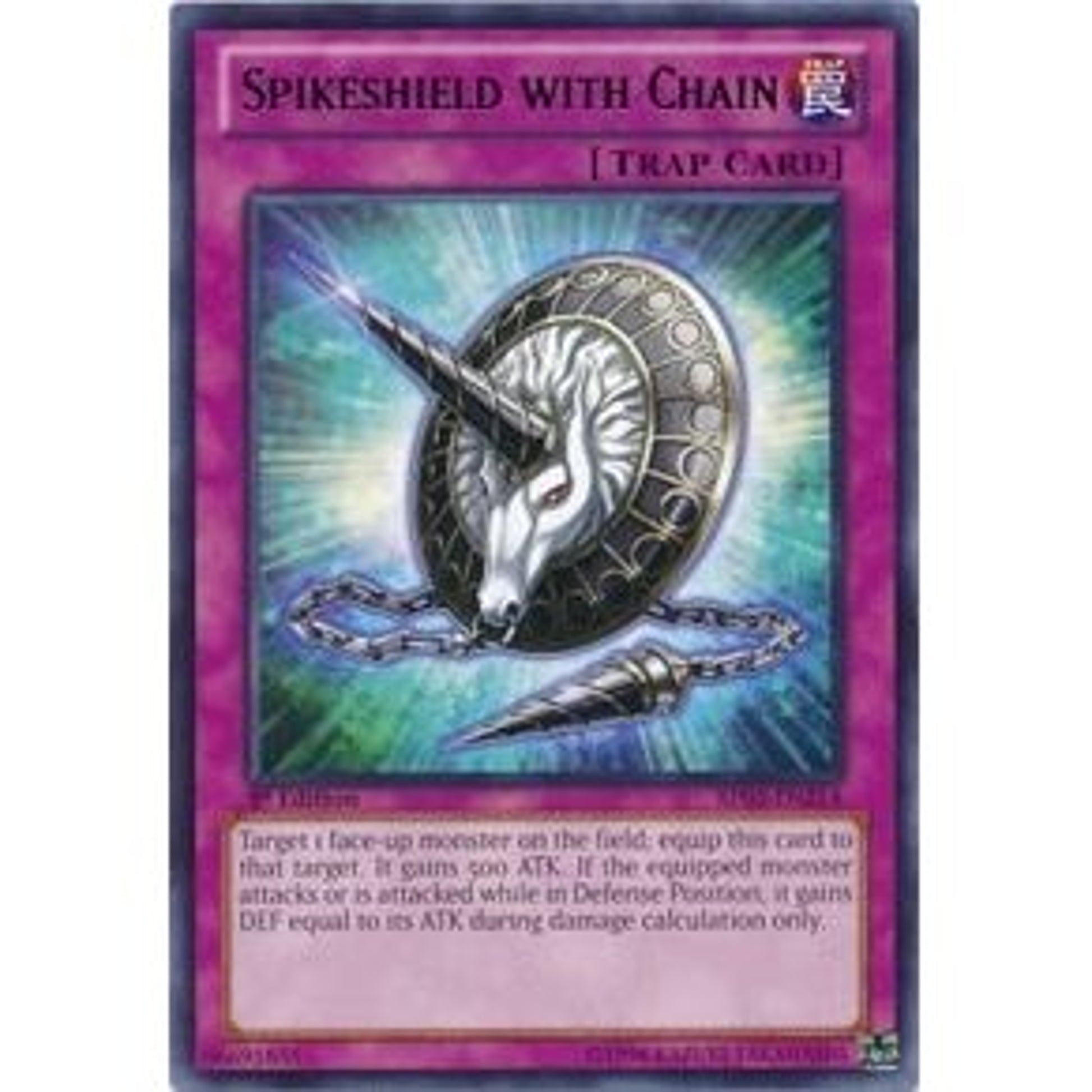 Image for Spikeshield with Chain (BP02-EN214) (BP02) - YuGiOh