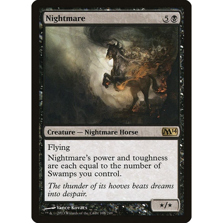 Image for Nightmare (108) (M14) - Magic: The Gathering