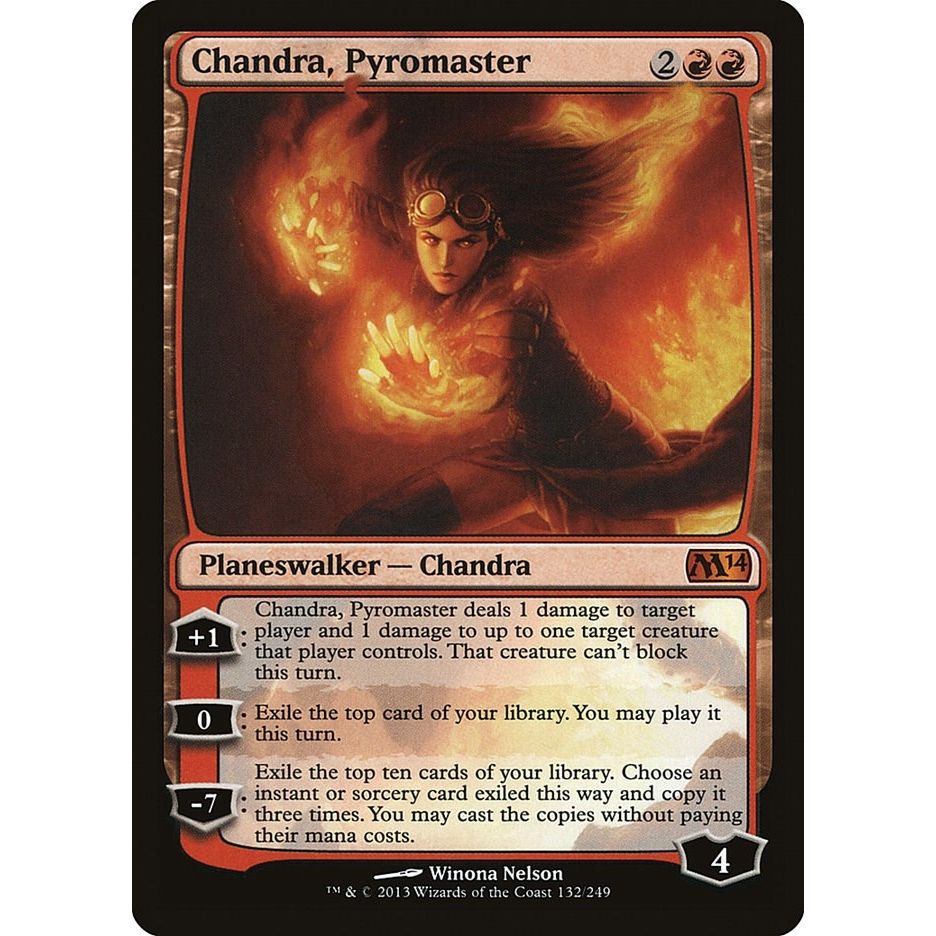 Image for Chandra, Pyromaster (132) (M14) - Magic: The Gathering