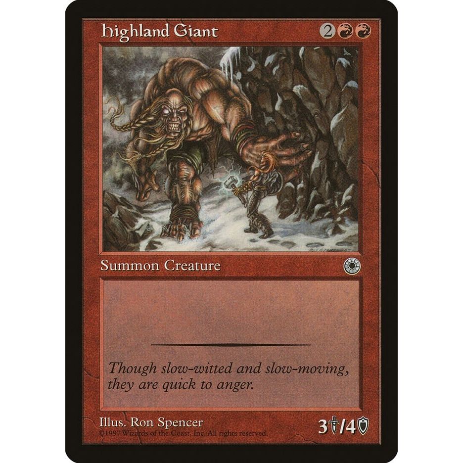 Image for Highland Giant (POR) - Magic: The Gathering