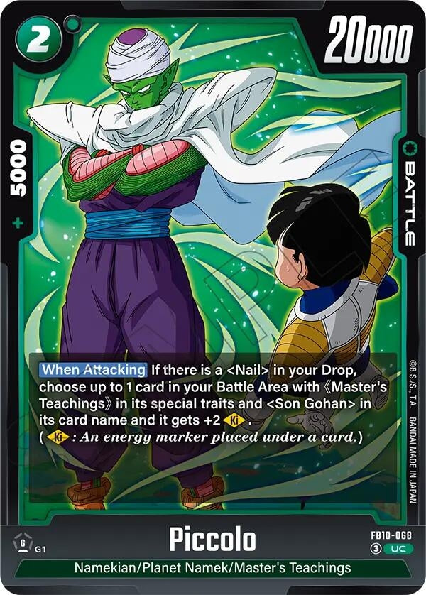Image for Piccolo - FB10-068 (FB10-068) (FB10) - Dragon Ball Super: Fusion World