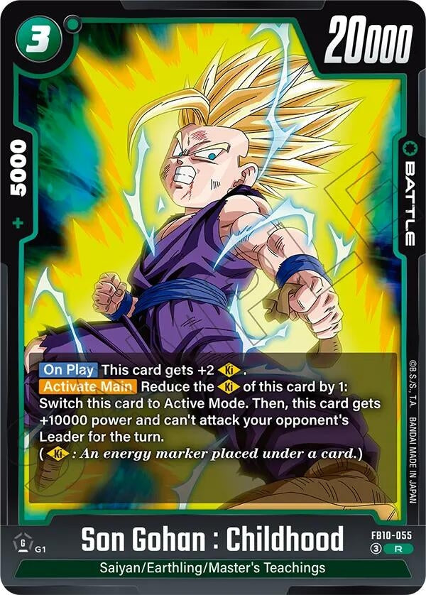 Image for Son Gohan : Childhood - FB10-055 (FB10-055) (FB10) - Dragon Ball Super: Fusion World