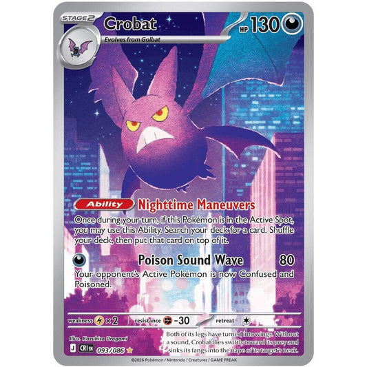 Image for Crobat (093/086) (CRI) - Pokemon