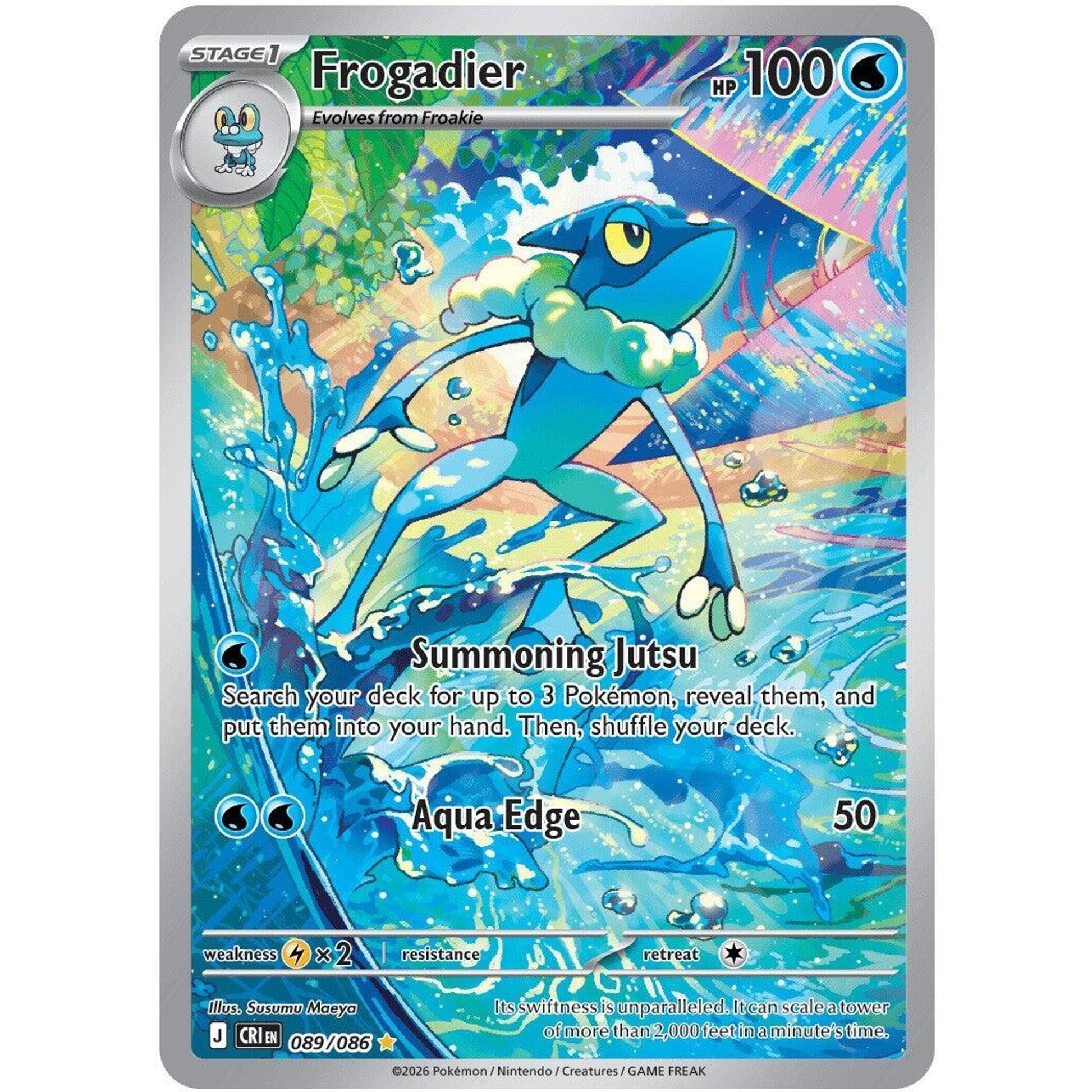 Image for Frogadier (089/086) (CRI) - Pokemon
