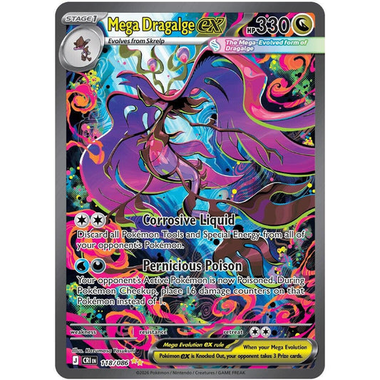 Image for Mega Dragalge ex (118/086) (CRI) - Pokemon