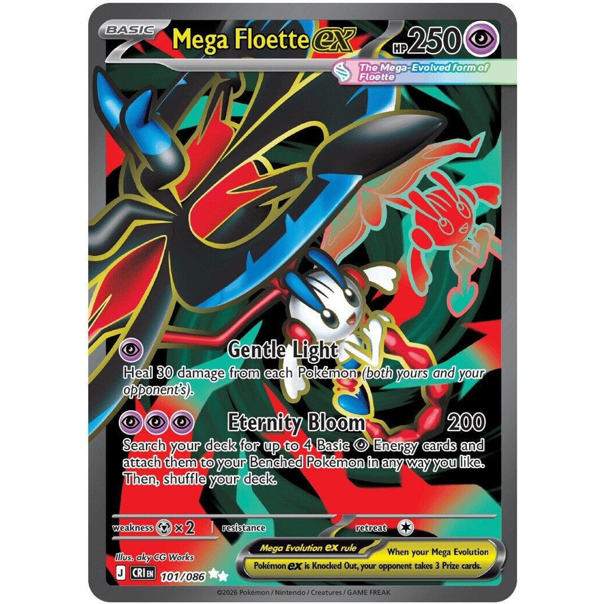 Image for Mega Floette ex (101/086) (CRI) - Pokemon