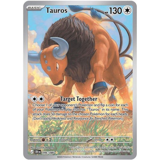 Image for Tauros (096/086) (CRI) - Pokemon