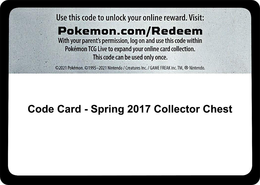 Image for Code Card - Spring 2017 Collector Chest (SM01) - Pokemon