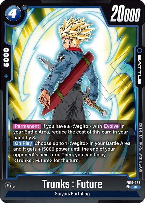 Image for Trunks : Future - FB10-035 (FB10-035) (FB10) - Dragon Ball Super: Fusion World