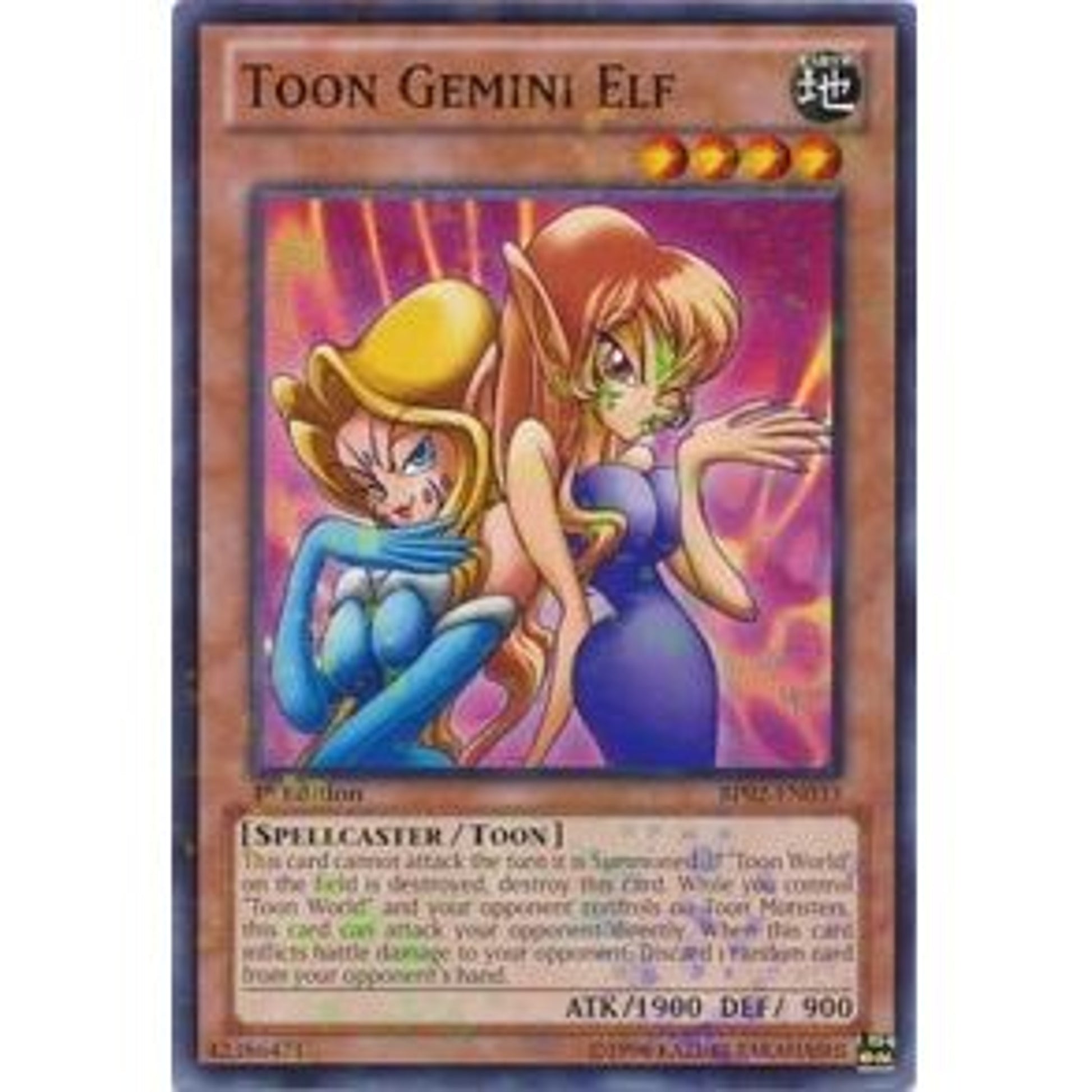 Image for Toon Gemini Elf (Mosaic Rare) (BP02-EN033) (BP02) - YuGiOh