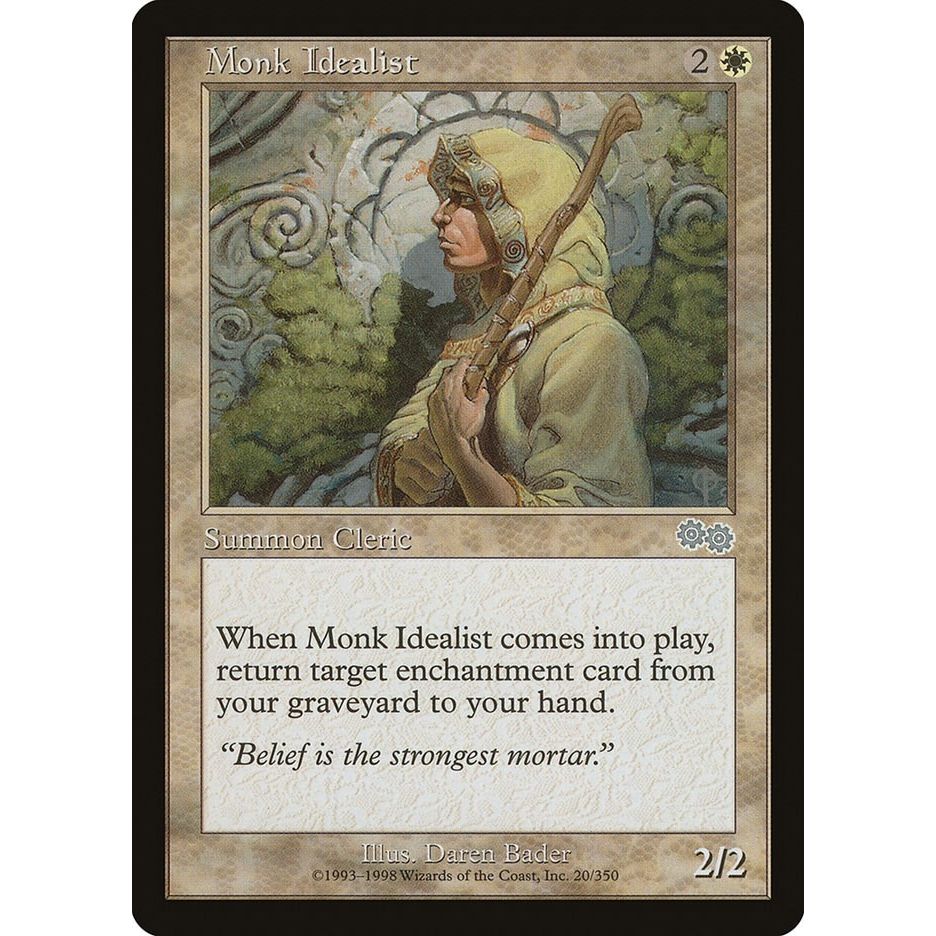 Image for Monk Idealist (20) (USG) - Magic: The Gathering