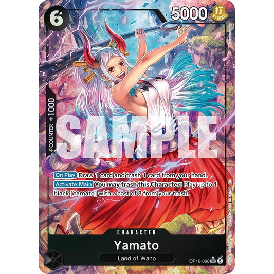 Image for Yamato (098) (Alternate Art) (OP16-098) (OP16) - One Piece Card Game