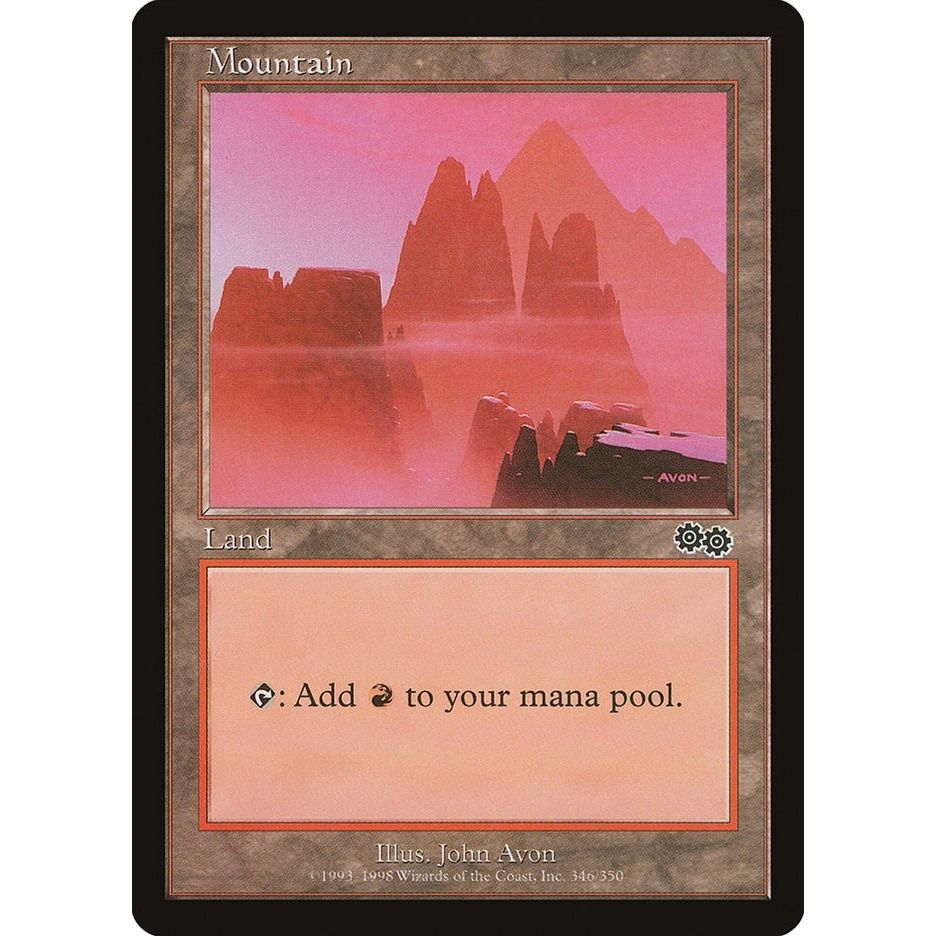 Image for Mountain (346) (346) (USG) - Magic: The Gathering