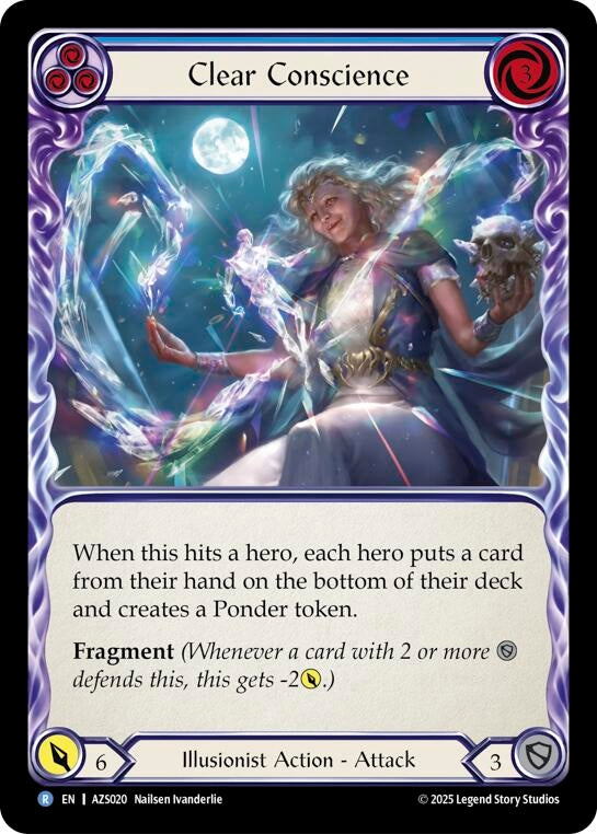 Image for Clear Conscience (Blue) (AZS020) (AZS) - Flesh and Blood TCG