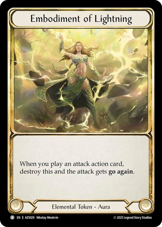 Image for Embodiment Of Lightning (AZS029) (AZS) - Flesh and Blood TCG