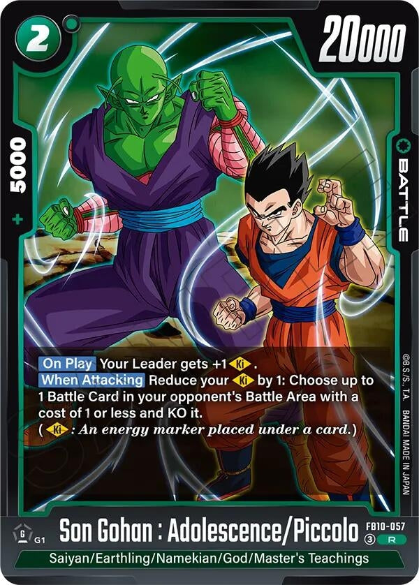 Image for Son Gohan : Adolescence/Piccolo (FB10-057) (FB10) - Dragon Ball Super: Fusion World