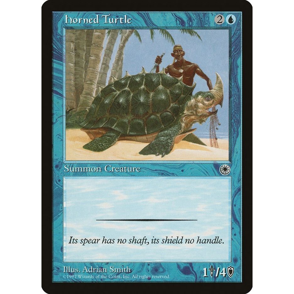 Image for Horned Turtle (POR) - Magic: The Gathering