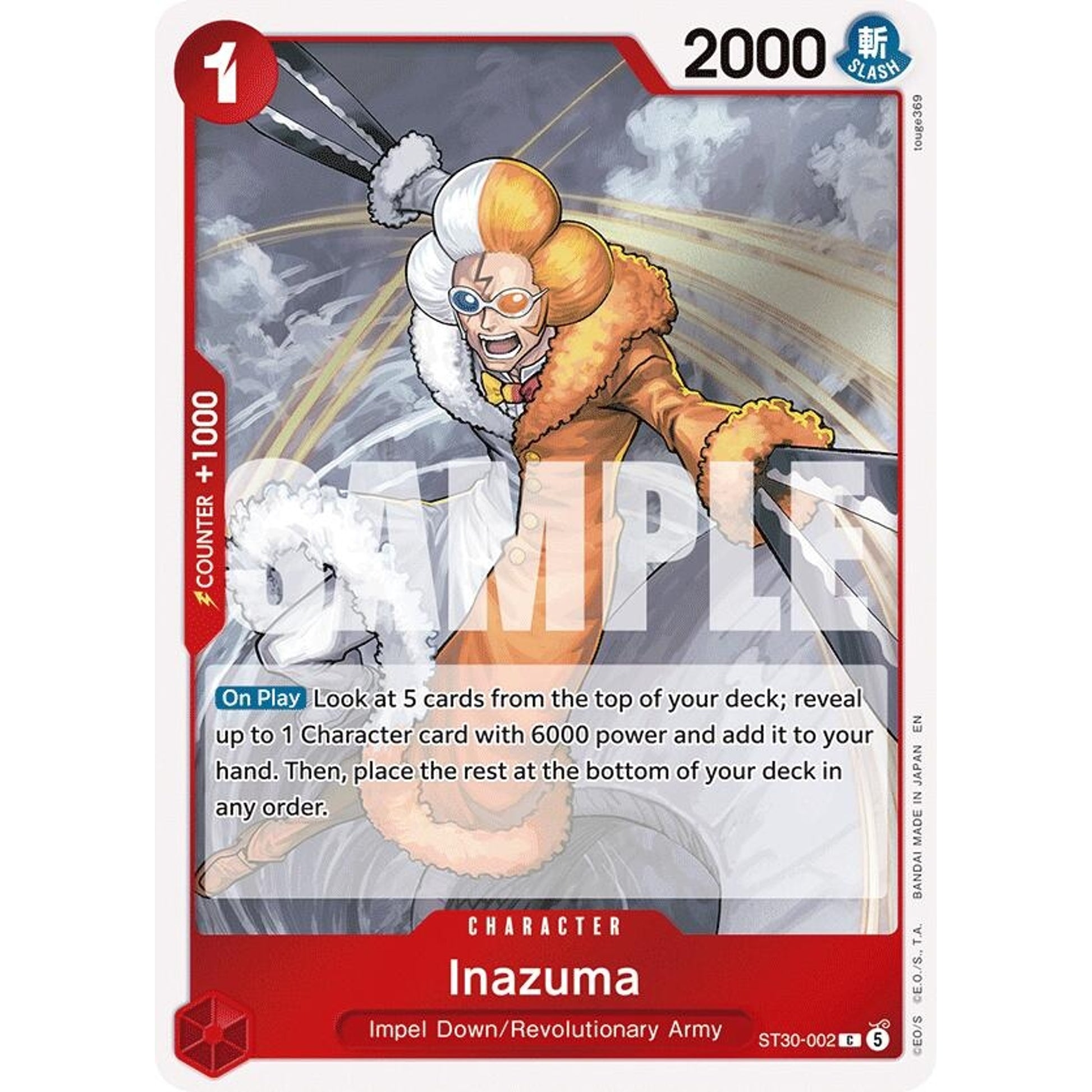 Image for Inazuma (ST30-002) (ST-30) - One Piece Card Game