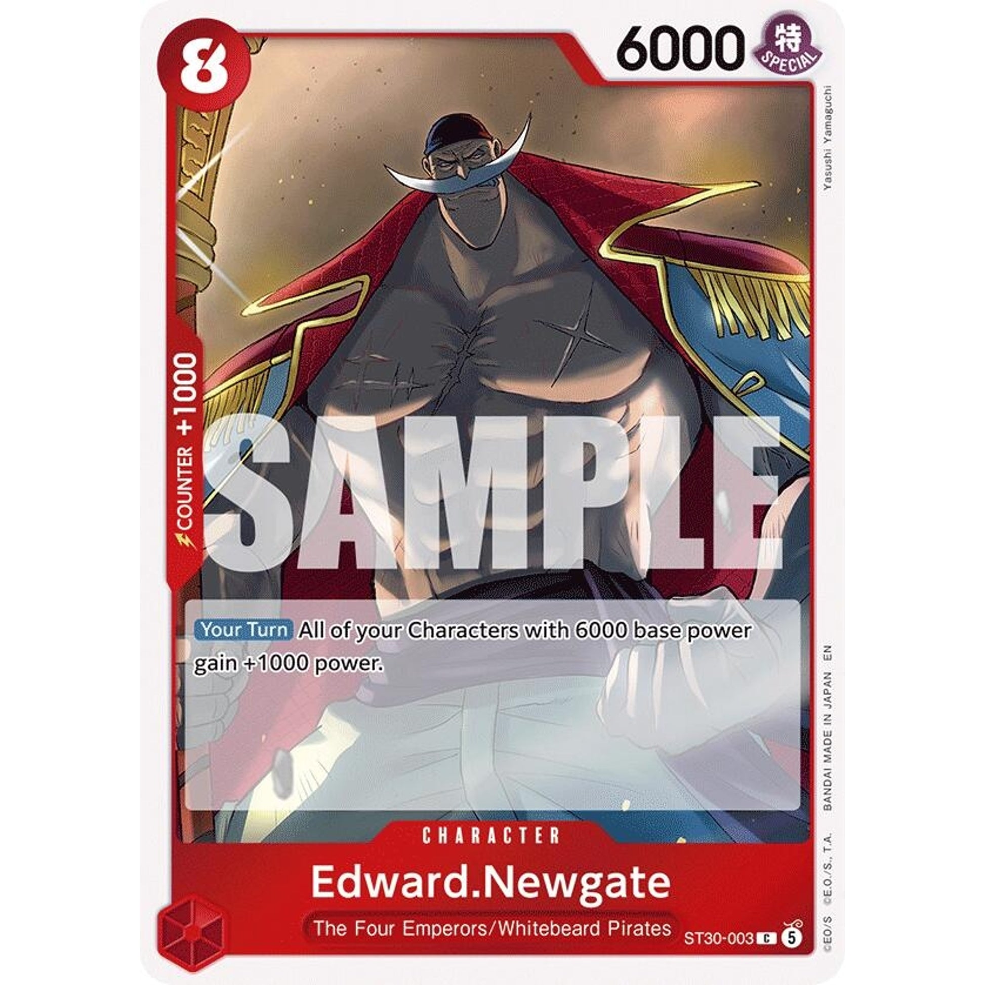 Image for Edward.Newgate (ST30-003) (ST-30) - One Piece Card Game