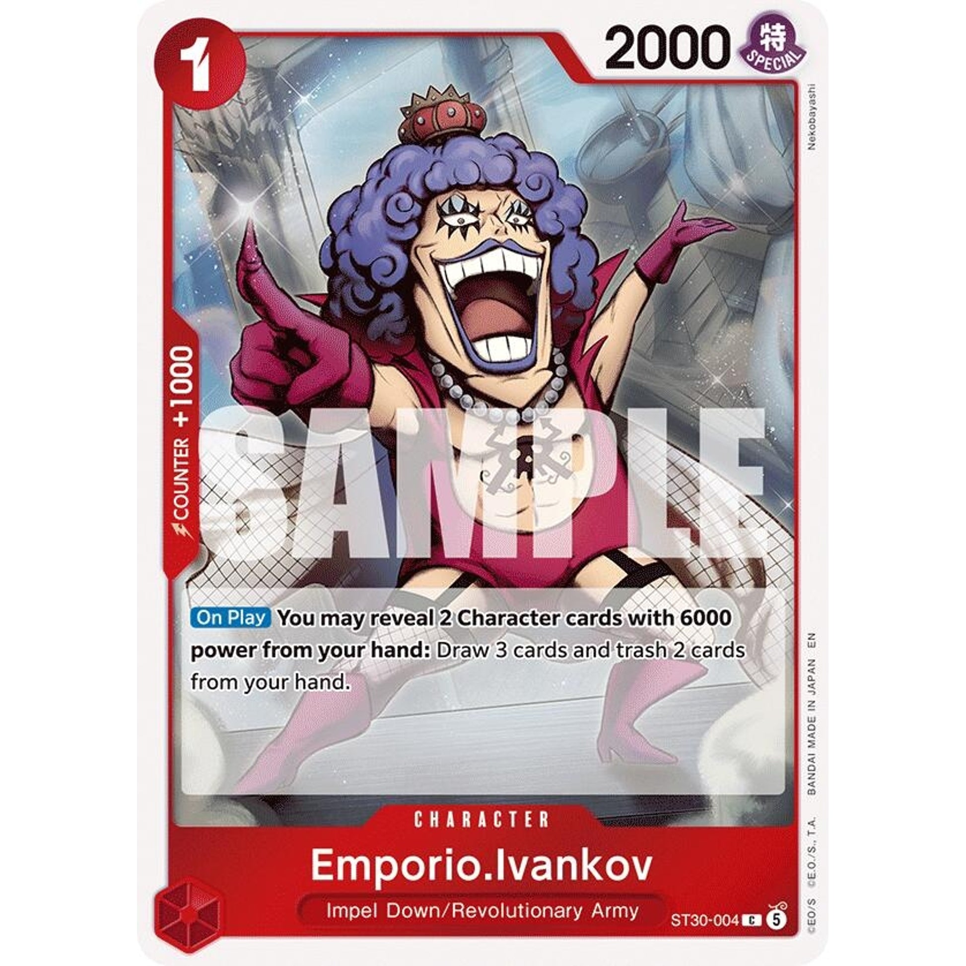 Image for Emporio.Ivankov (ST30-004) (ST-30) - One Piece Card Game