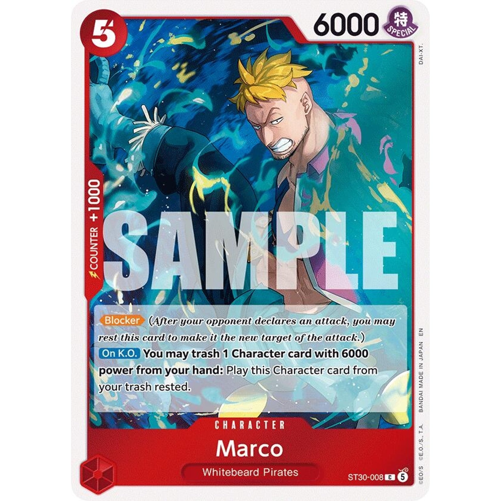 Image for Marco (ST30-008) (ST-30) - One Piece Card Game