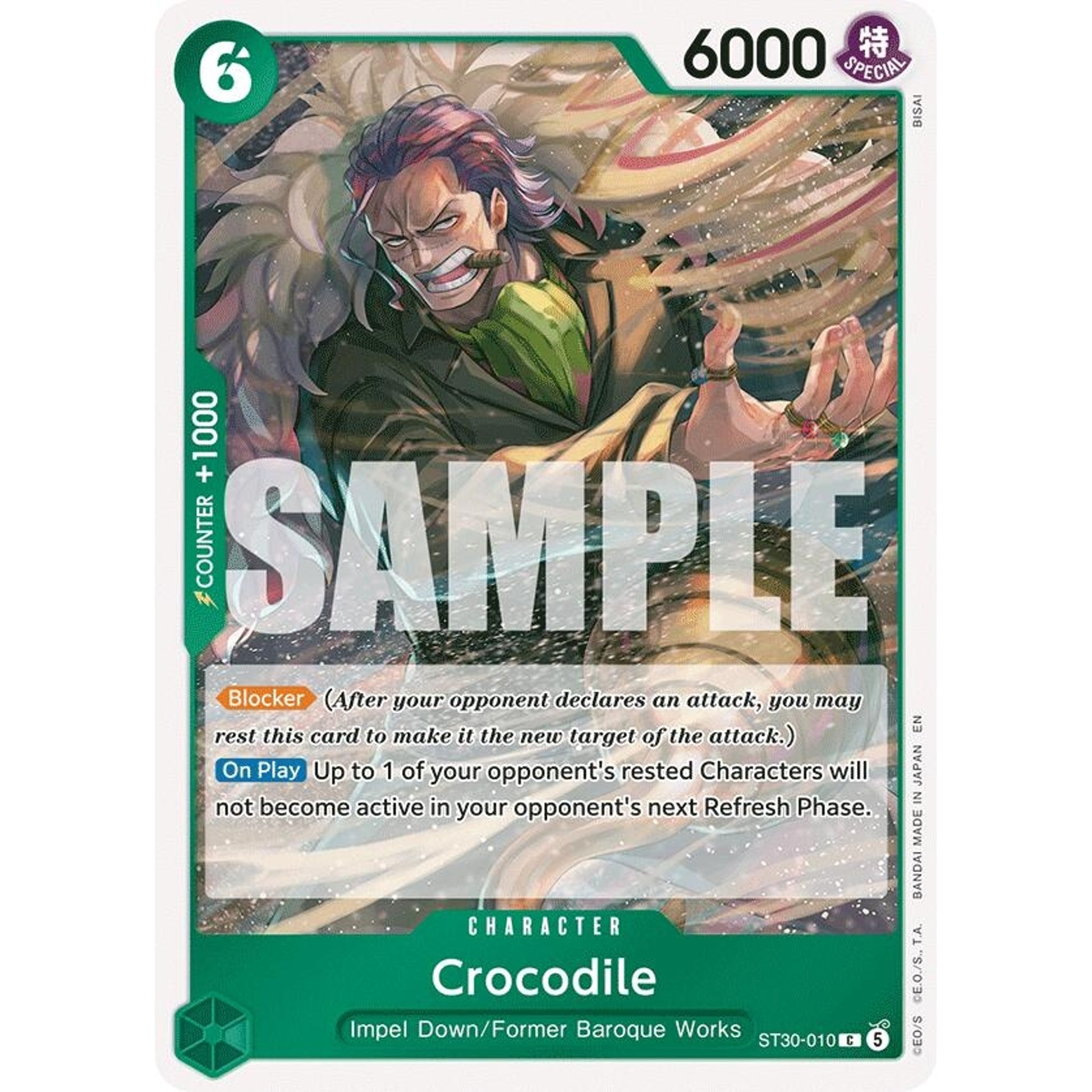 Image for Crocodile (ST30-010) (ST-30) - One Piece Card Game