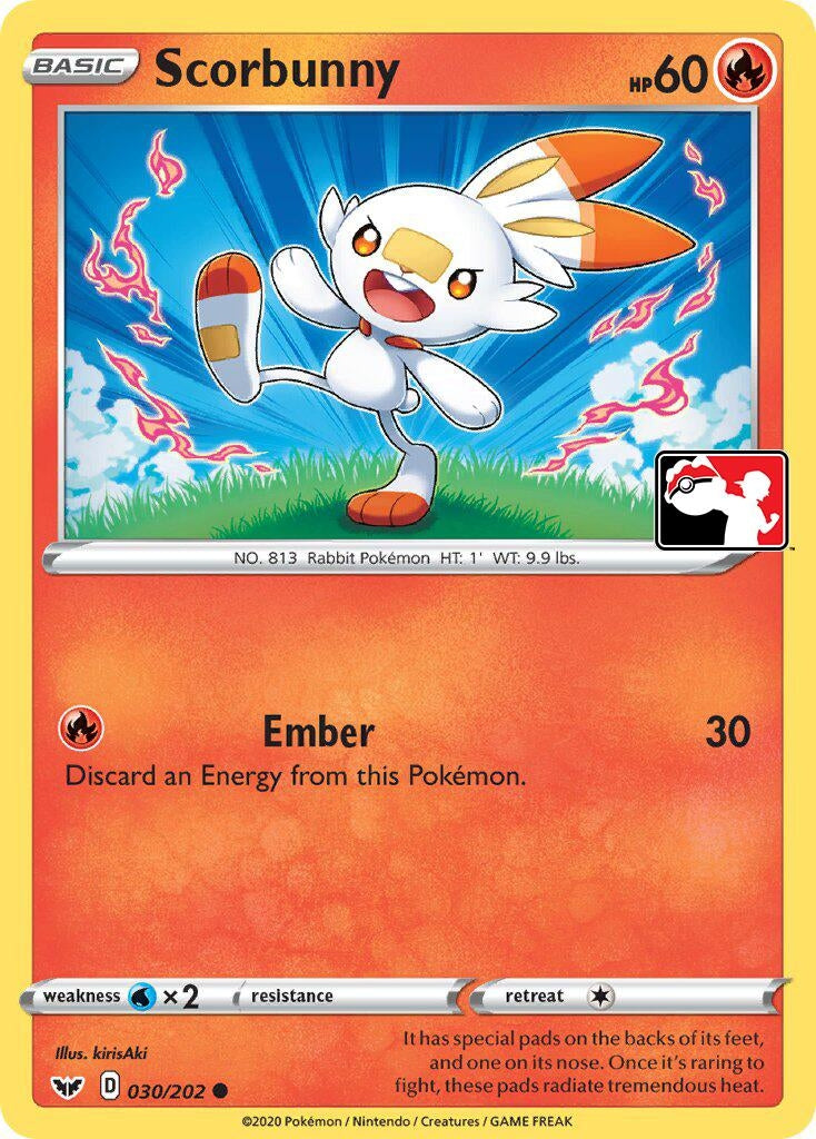 Image for Scorbunny (Library Exclusive) (031/202) (MCAP) - Pokemon