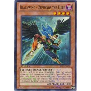 Image for Blackwing - Zephyros the Elite (Mosaic Rare) (BP02-EN098) (BP02) - YuGiOh