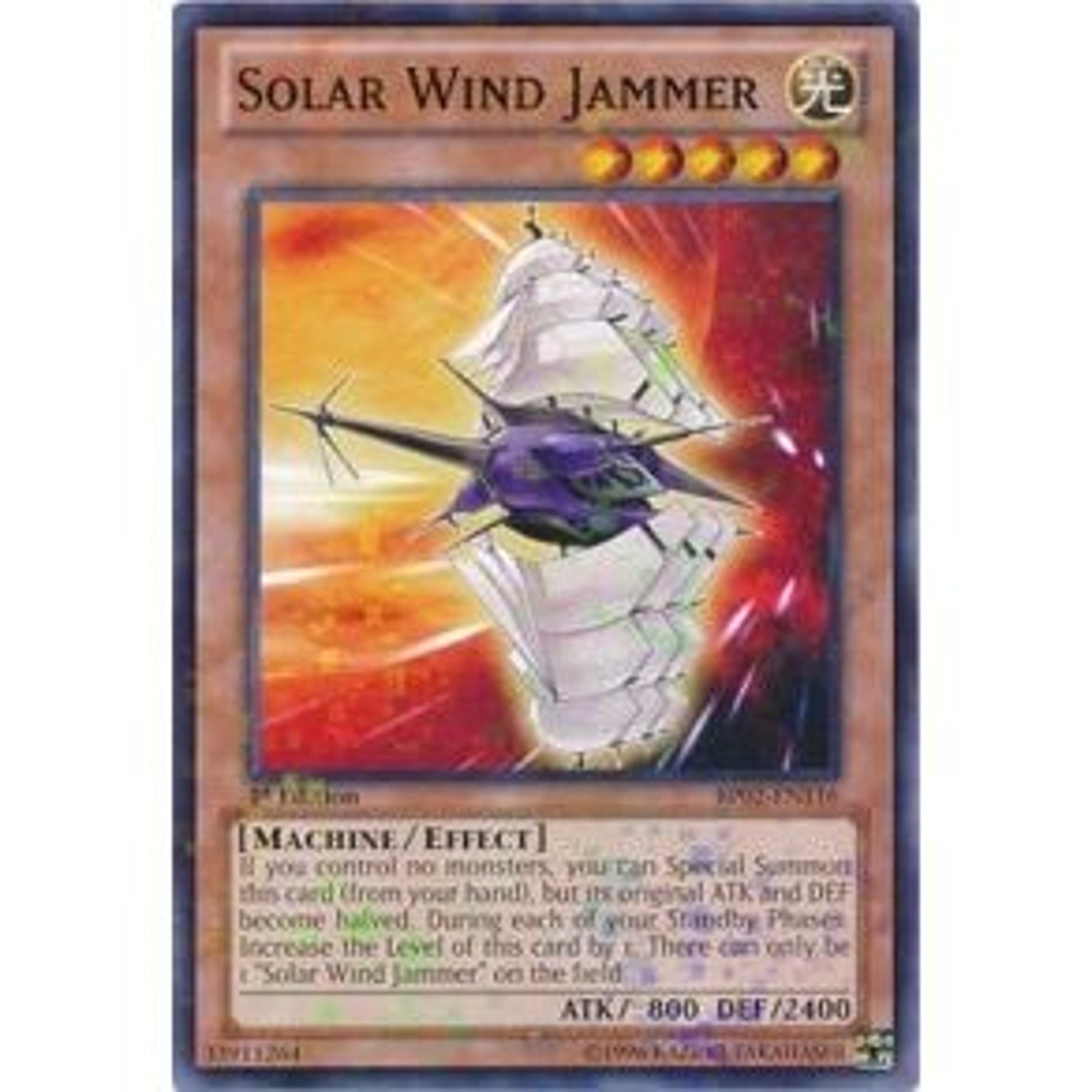 Image for Solar Wind Jammer (Mosaic Rare) (BP02-EN116) (BP02) - YuGiOh