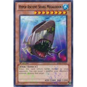 Image for Hyper-Ancient Shark Megalodon (Mosaic Rare) (BP02-EN121) (BP02) - YuGiOh